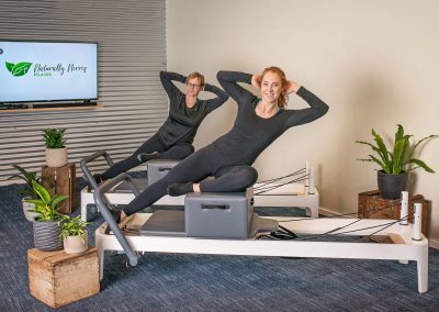 Reformer Pilates Oblique Exercise